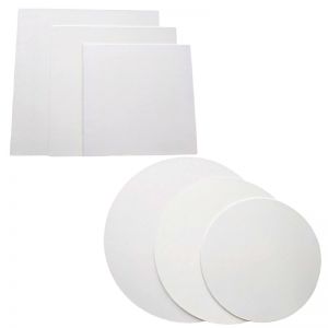 White Poly Coated Cards